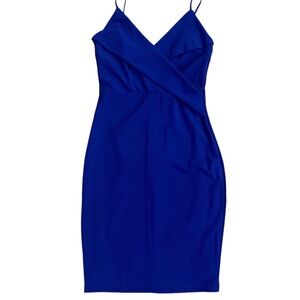 Lulus Royal Blue Adjustable Strap Dress Small